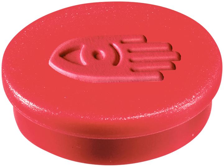 Produktbild Legamaster Haftmagnete 30mm rot (10 x)