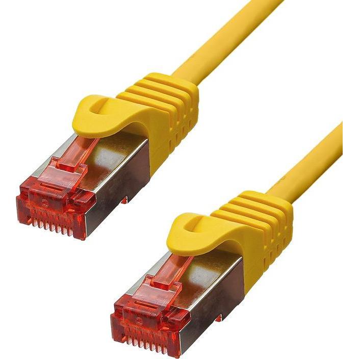 ProXtend F/UTP CAT6 PVC AWG 26 CCA Yellow 20M (F/UTP, CAT6, 20 m), Netzwerkkabel