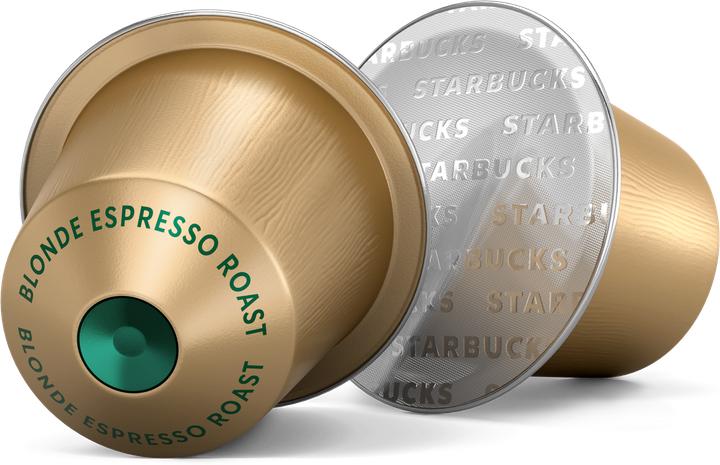 Actual product image Starbucks Blonde Espresso Roast by Nespresso Blonde Roasts (10 x Port.)