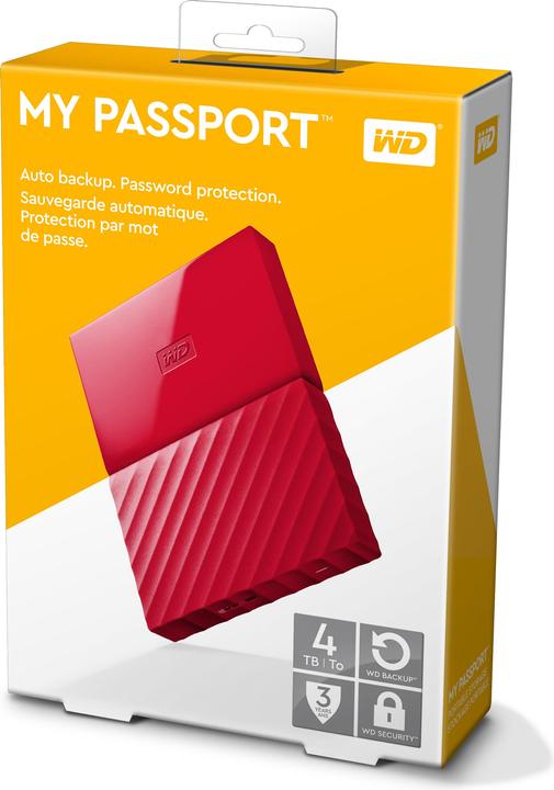 Actual product image WD My Passport (4 TB)