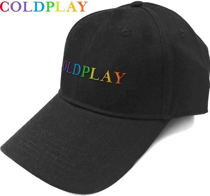 Actual product image Coldplay Rainbow Logo Baseball Cap