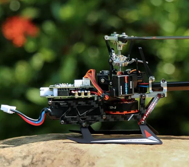 Actual product image OMP Hobby Helicopter M1 EVO Flybarless, 3D, Red BNF