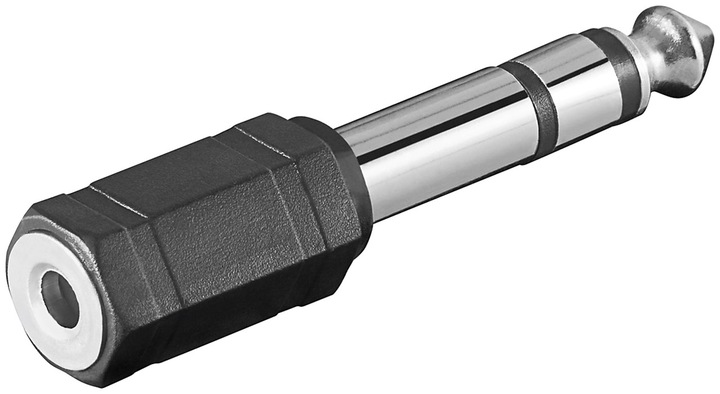 Actual product image Goobay 6,35 mm Klinke — 3,5 mm