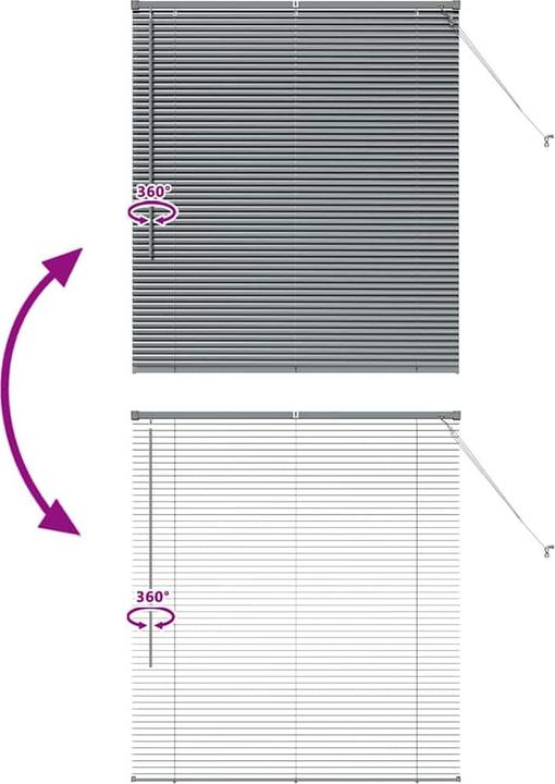 Produktbild vidaXL Balkenjalousien (130 x 110 cm)