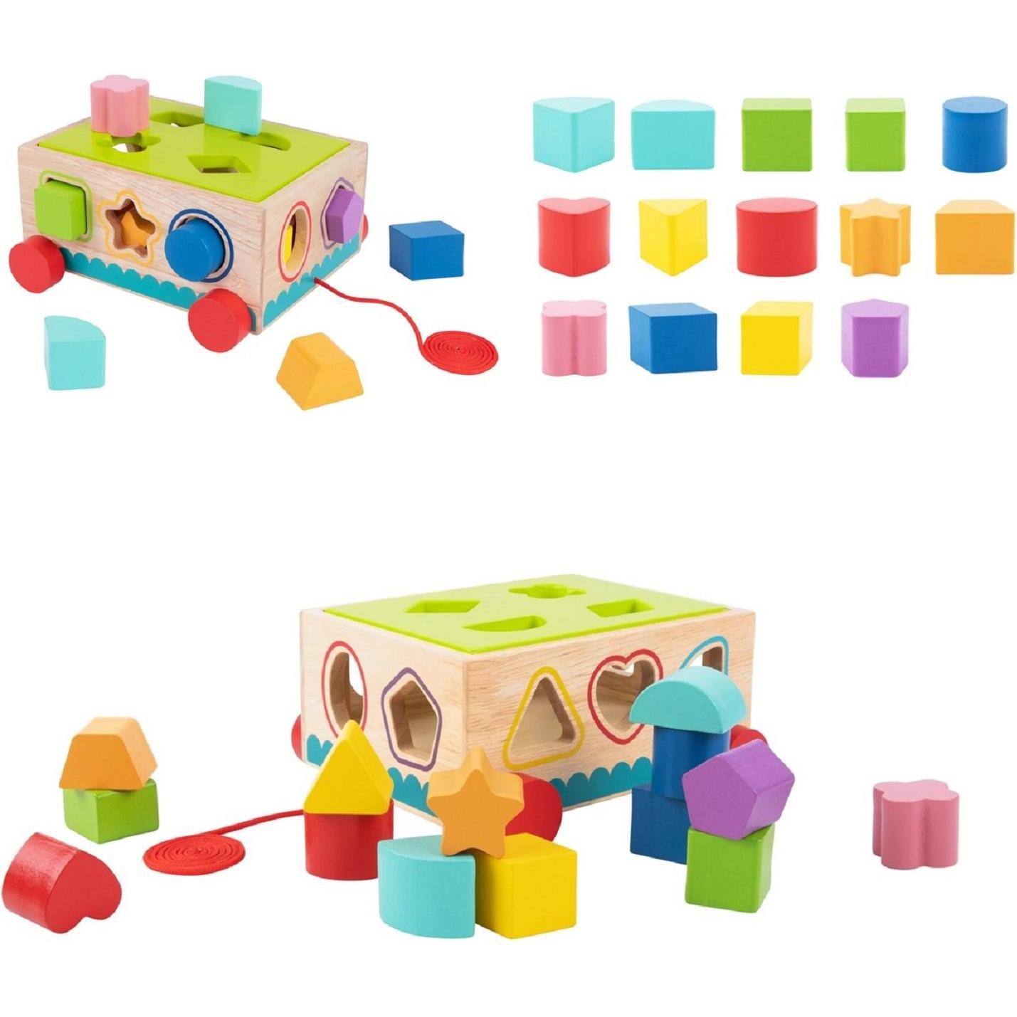 Tooky Toy Sortierspiel Wagen TH580