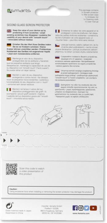 Produktbild 4smarts Second Glass (1 Stk., Apple iPhone 7, Apple iPhone 8)