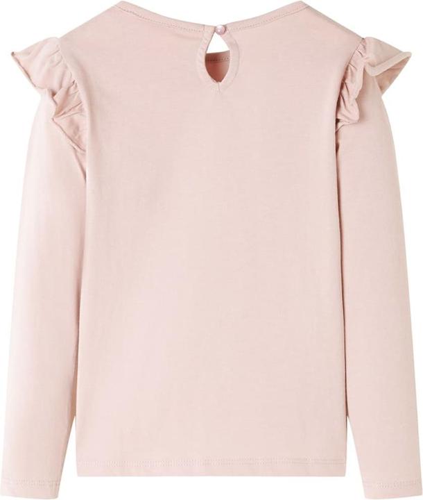 Produktbild VidaXL Kinder-Langarmshirt Rosa 104,Material: 100 % Baumwolle,Farbe (104)