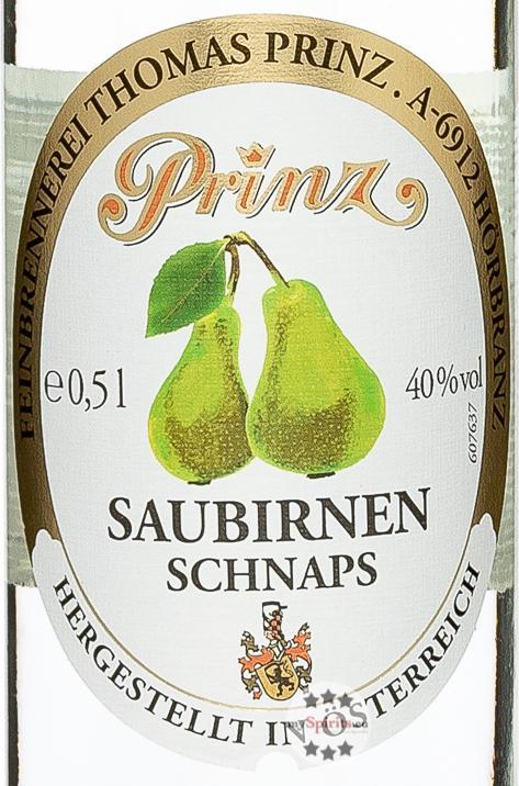 Produktbild Prinz Saubirnen Schnaps 0,5 L