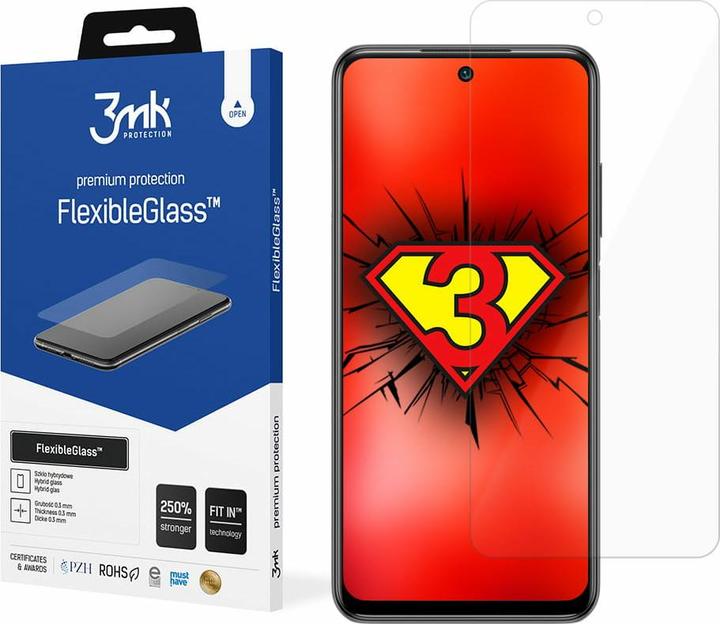 Produktbild 3MK hybrid glass Flexible 2.5D for Xiaomi Redmi Note 10 5G (1 Stück, Xiaomi Redmi Note 10 5G)