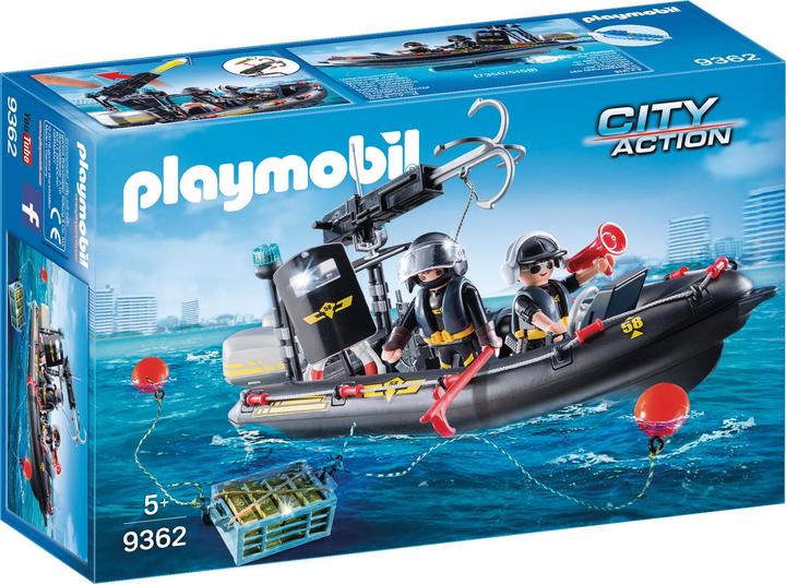 Produktbild Playmobil SEK-Schlauchboot (9362)
