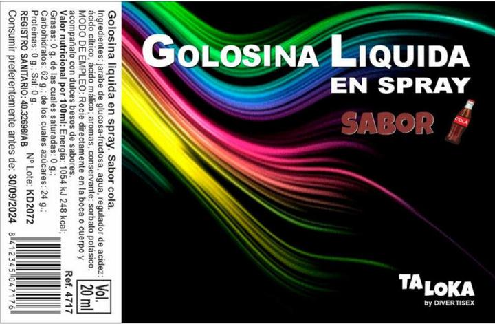 Produktbild Taloka Spray Golosina L?Quida Cola