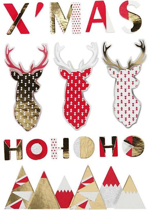 Produktbild Creativ Company Weihnachtssticker3D