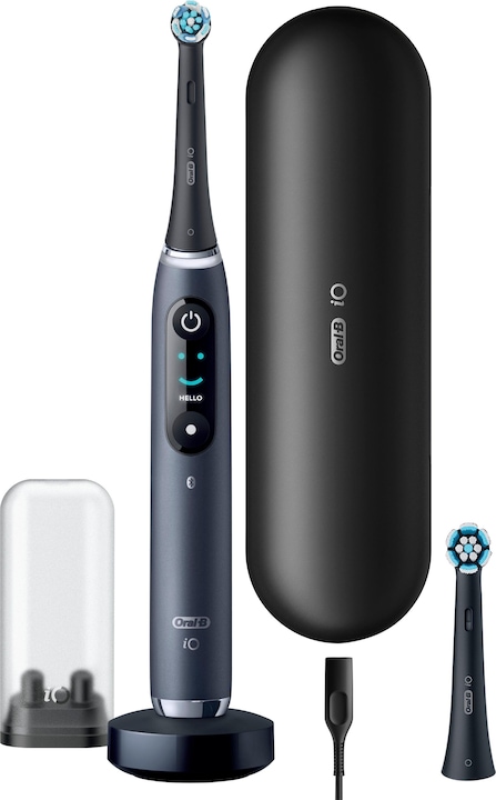 Oral-B iO 9 + Sensitive spazzolino elettrico nero (Oscillating toothbrush)