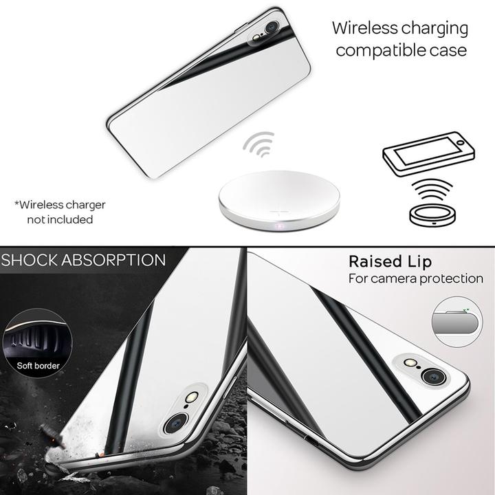 Image du produit Nalia Housse de miroir en verre trempé (Apple iPhone XR)