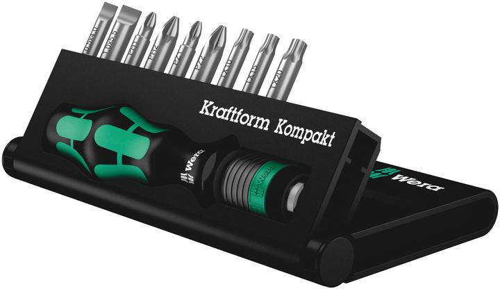 Actual product image Wera Kraftform Kompakt 10 (Screw slot, Hexagonal, Cross Phillips PH)