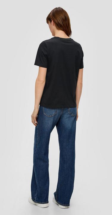 Image du produit S.Oliver T-Shirt Baumwollshirt mit Pailletten-Stickerei (36)