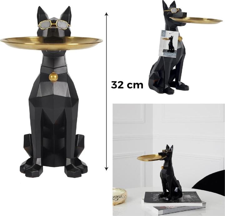 Produktbild Sombo Deko Hund schwarz