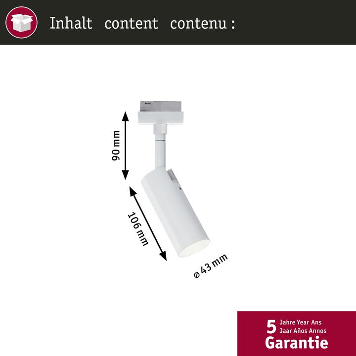 Produktbild Paulmann URail Spot Tubo (415 lm)