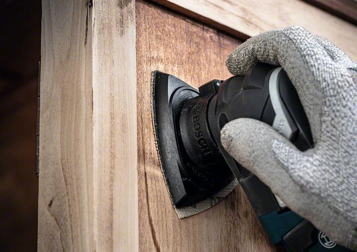 Productafbeelding Bosch Professional Zubehör Expert C470 Schuurpapier voor Delta Schuurmachine, 93 mm, G 80, 5 st. (80)