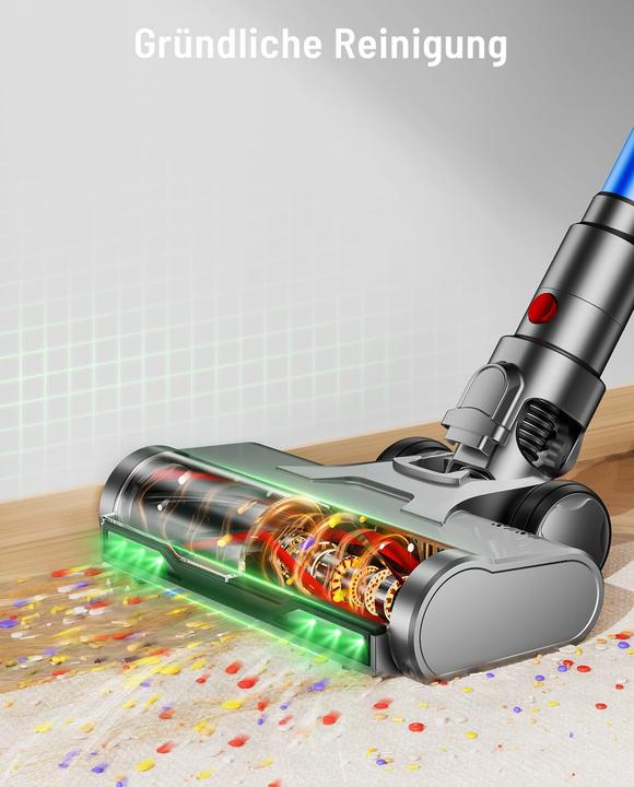 Produktbild Aidtips Akkustaubsauger mit Anti-Tangle-Bürste