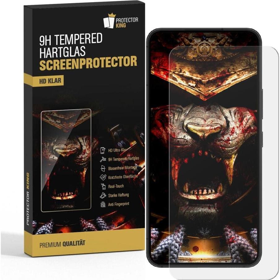 Thumbnail - Protectorking 6x echtes Tempered 9H Panzerhartglas 3D KLAR (6 Stück, Samsung Galaxy S20 FE), Smartphone Schutzfolie