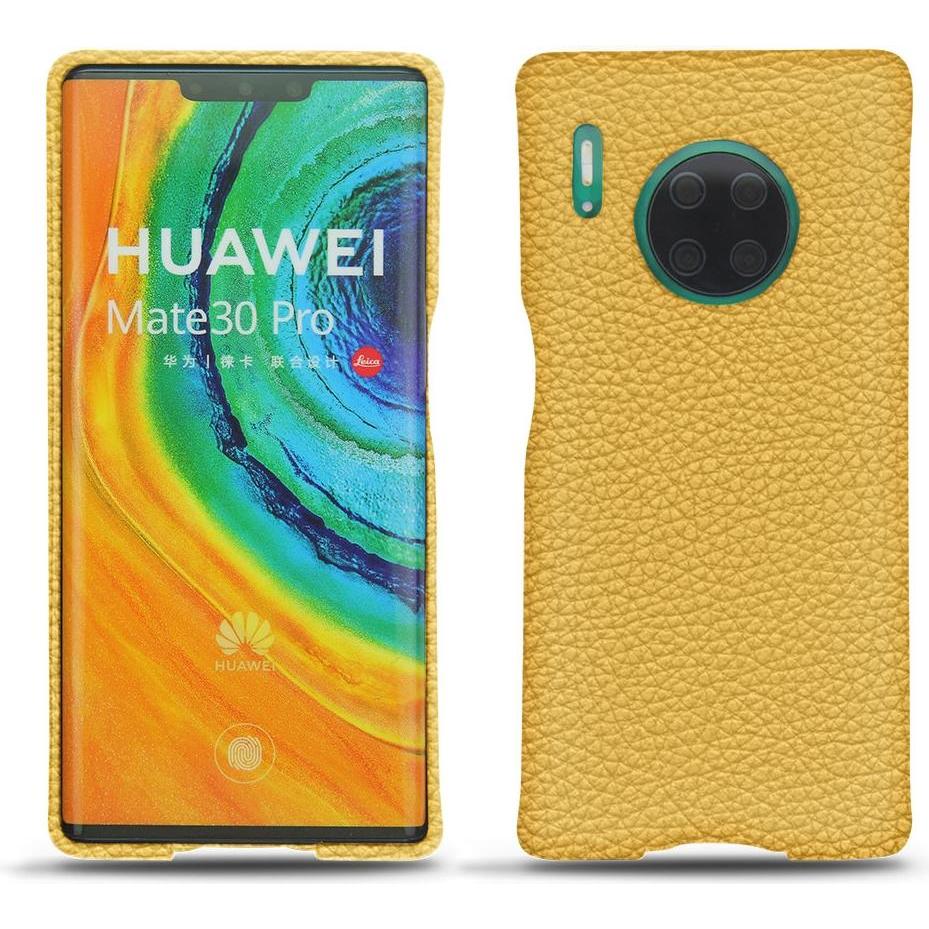 Thumbnail - Noreve Lederschutzhülle (Huawei Mate 30 Pro), Smartphone Hülle, Orange