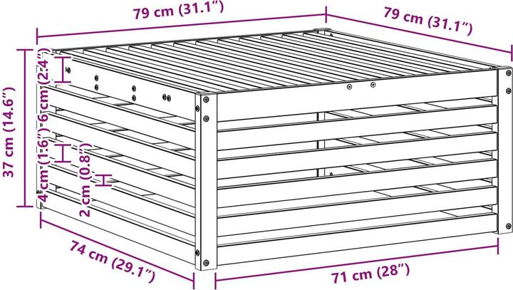 Produktbild vidaXL gartenmöbel