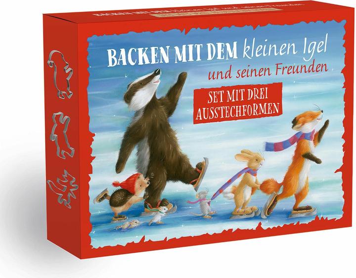 Produktbild Brunnen Backen mit dem kleinen Igel - Plätzchenausstecherset