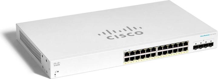 Actual product image Cisco PoE+ Switch CBS220-24P-4X 28 Port (28 ports)