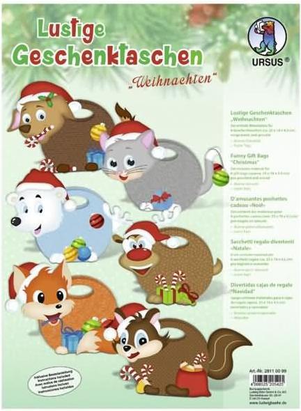 Ursus Geschenktasche Weihnachten (Geschenktüte, 1 x)