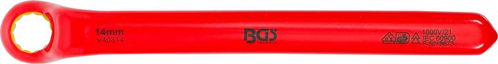 Actual product image BGS VDE Single End Ring Spanner deep offset end 14 mm (14 mm)