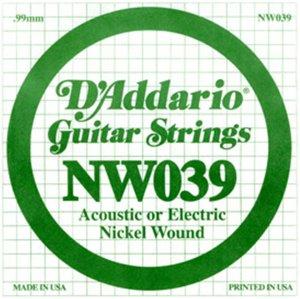 Produktbild D'Addario Nw039 (1x, E-Gitarre, 0.04")