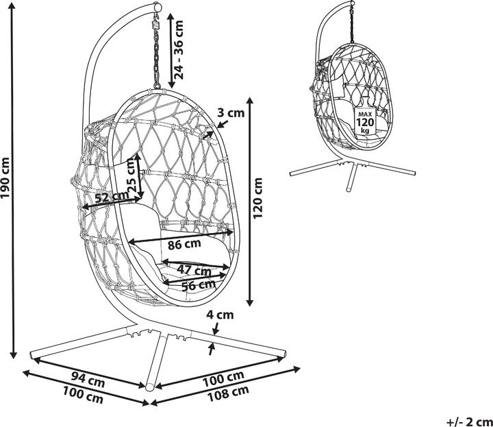 Image du produit Beliani Adria (120 kg)