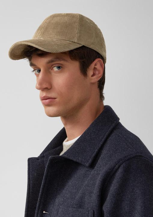 Produktbild s.Oliver Kappe Cord-Kappe mit Label-Patch
