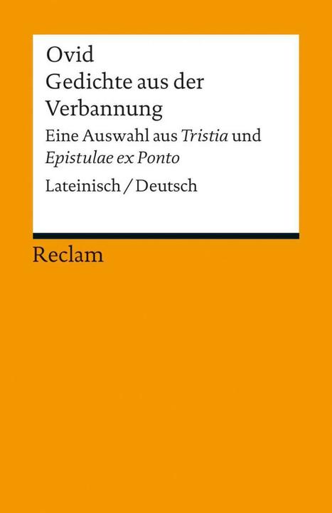 Produktbild Gedichte aus der Verbannung (Deutsch, 2013)