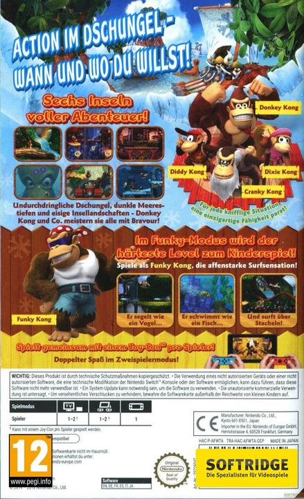 Produktbild Nintendo Donkey Kong Country: Tropical Freeze (Switch, DE)