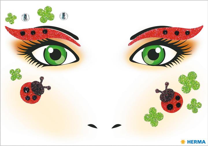 Actual product image HERMA Face Art Sticker