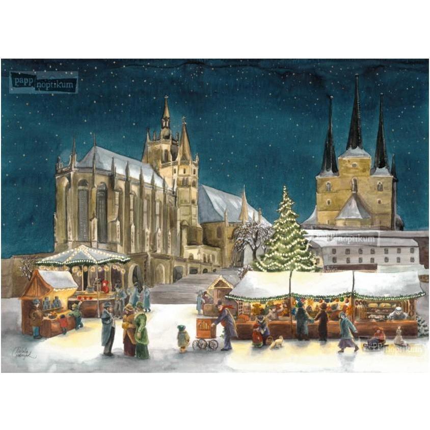 Thumbnail - Pappnoptikum 1041 - Erfurter Dom (Adventskalender)