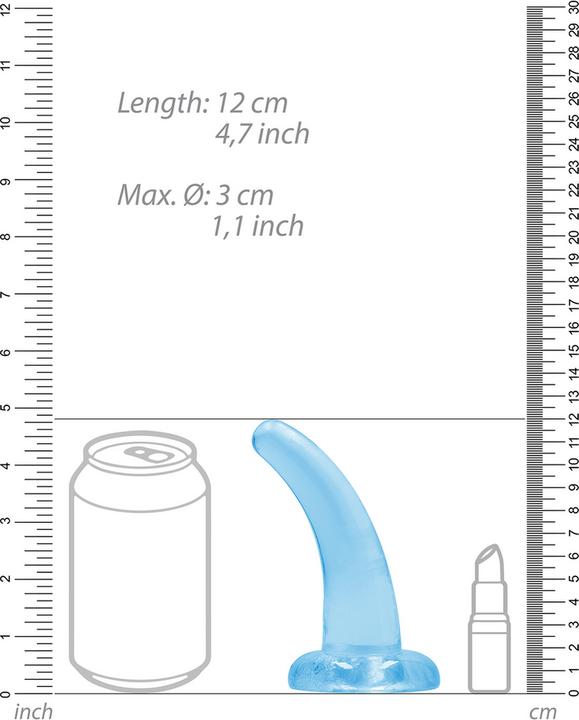 Image du produit RealRock 4,5" / 11,5cm Non Realistic Dildo Suction Cup