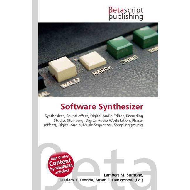 Software Synthesizer, Fachbücher von Lambert M. Surhone, Miriam T. Timpledon, Susan F. Marseken