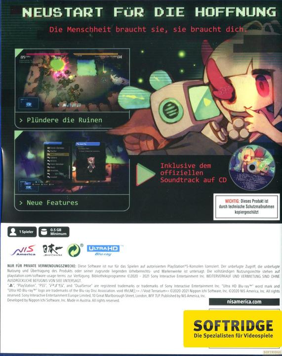 Produktbild NIS void tRrLM //Void Terrarium - Limited Edition (PS5, DE)