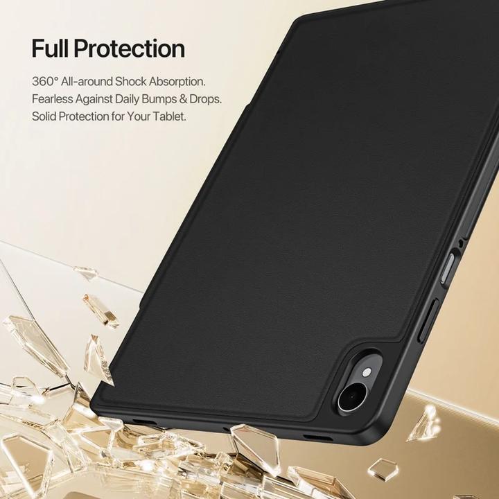 Actual product image Samsung Galaxy Tab S11- Ducis Vers Series, aufstellbares Flip-Etui, Schwarz (Samsung Galaxy Tab S11)