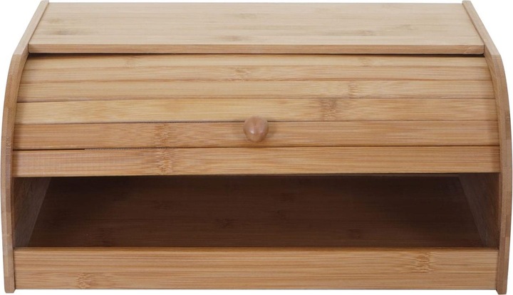 Produktbild Mendler Brotkasten, Brotbehälter Brotkorb, Bambus Rolldeckel - 17x40x28cm, ohne Schublade