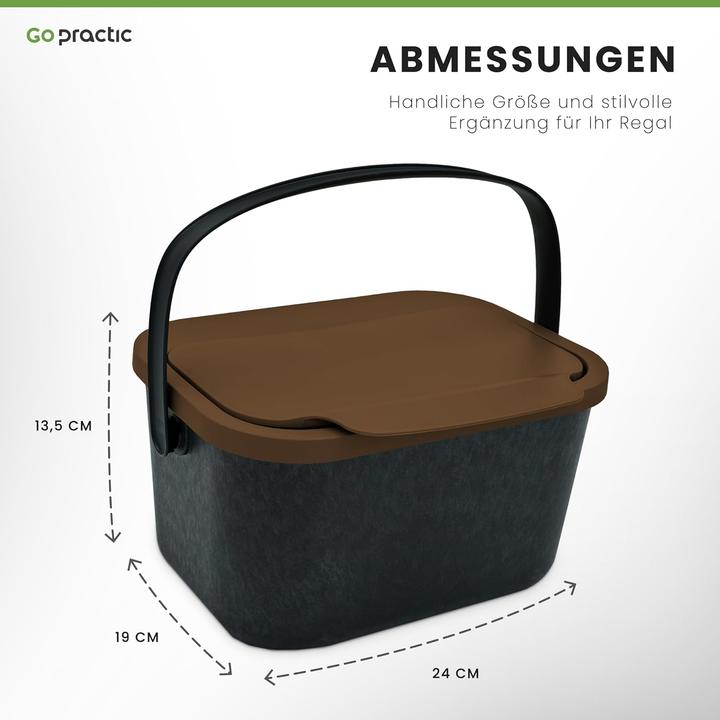 Produktbild Go Practic Mülleimer Stapelbox (79.50 l)