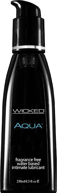 Actual product image Wicked Sensual Care Wicked Aqua Unscented Lube 8.5oz (250 ml)