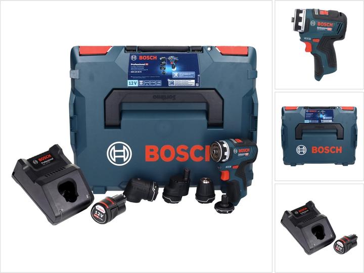 Produktbild Bosch Professional GSR 12V-35 FC Professional Akku Bohrschrauber 12 V 35 Nm Brushless + 1x Akku 3,0 Ah + Ladegerä