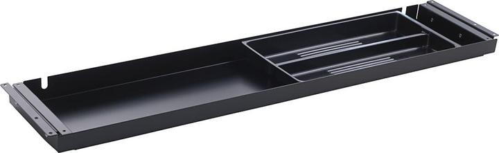 TecLines TUS005B ausziehbare Unterbau Schublade 186mm tief L, schwarz