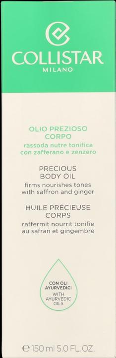 Label énergétique Collistar CS Body - Huile précieuse pour le corps (Huile pour le corps, 150 ml)