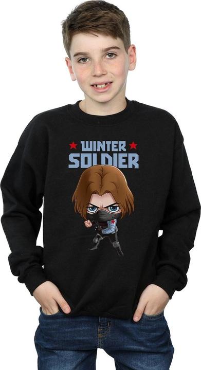 Produktbild Winter Soldier Bucky Toon Sweatshirt Jungen (104)