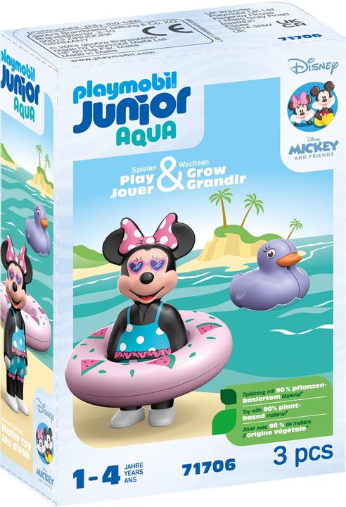 Immagine prodotto Playmobil 71706 Playm. 1.2.3 & Disney: La casa sulla spiaggia di Minnie (71706, Figure Playmobil)